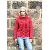 sweater in hayfield chunky tweed 7520