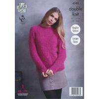 Sweaters and Poncho-Snood in King Cole Embrace DK (4590)