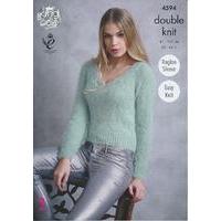 sweaters in king cole embrace dk 4594