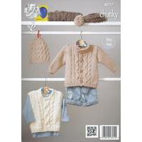 Sweaters, Jacket and Hats in King Cole Comfort Chunky (4227)