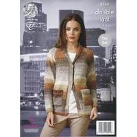 Sweater and Cardigan in King Cole Shine DK (4380)