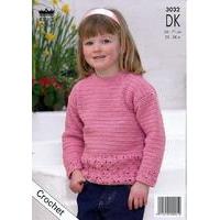 Sweater & Cardigan in King Cole Smooth DK (3032)