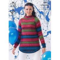 Sweaters in King Cole Riot Chunky (3960)