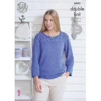 sweaters in king cole bamboo cotton dk 4483