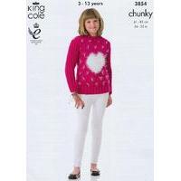 sweaters in king cole chunky 3854