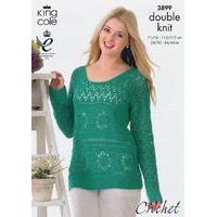 Sweater and Top in King Cole Giza Cotton Dk (3899)