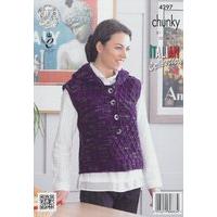 Sweater and Hoody in King Cole Florence Chunky (4297)