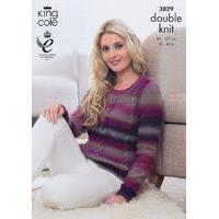 sweaters in king cole country tweed dk 3829