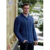 sweaters in king cole super chunky twist big value 4616
