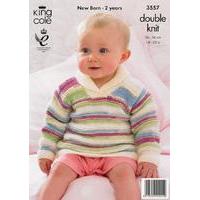 sweater jacket and hat in king cole dk 3557