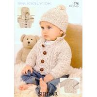 Sweater, Jacket & Hat in Sirdar Snuggly DK (1776)