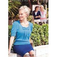 Sweaters in Sirdar Cotton 4 Ply (7309) - Digital Version