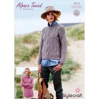 sweaters in stylecraft alpaca tweed dk 9211