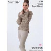 Sweater in Stylecraft Swift Knit Super Chunky (8759)