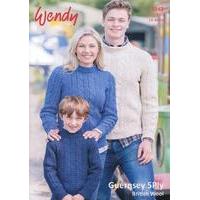 Sweater in Wendy Guernsey 5 Ply (5942)