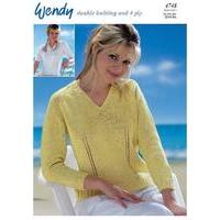 Sweaters in Wendy Supreme Luxury Cotton DK and 4 Ply (4748) Digital Version
