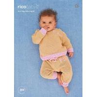 Sweater and Trousers in Rico Design Baby Cotton Soft DK (394)