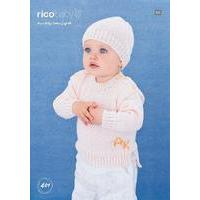 sweater and hat in rico design baby cotton soft dk 401