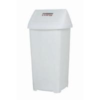 Swing Bin with Lid 50 Litre White 12518