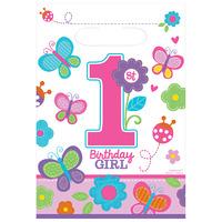 Sweet 1st Birthday Girl Party Bags