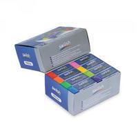 swash premium pencil erasers 8 assorted colours pk32