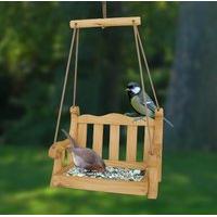 Swing Seat Wooden Bird Feeder Bird Table by Wildlife World