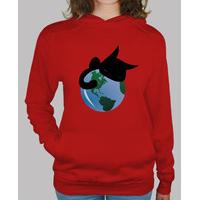 sweatshirt cat sleeping