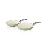 Swan Retro Ceramic Frying Pans Pack of 2