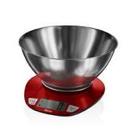 swan electronic kitchen scale red