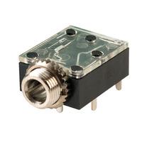 Switchcraft 35Right AngledPC4BH3 Horizontal 3.5mm Stereo Socket