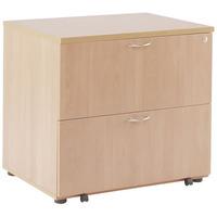 swift deluxe 2 drawer side filer white