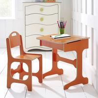 Sweetie Desk and Chair in Mandarin Orange