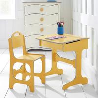 Sweetie Desk and Chair in Citrus Yellow