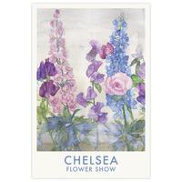 Sweetpea & Delphenium Chelsea Tea Towel