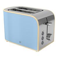 Swan Retro 2-slice Toaster, Light Blue
