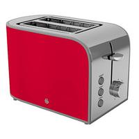 Swan Retro 2-slice Toaster, Red