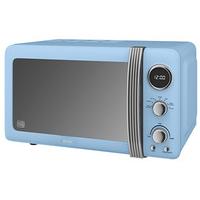 Swan Retro Microwave, Blue