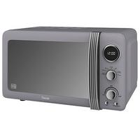 Swan Retro Microwave, Grey