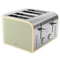 Swan Retro 4-slice Toaster, Retro Green