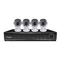 Swann Dvr8-4100 8 Channel 960h Digital Video Recorder And 4 X Pro-742 Cameras (uk)