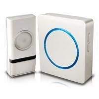 Swann Wireless Door Chime with Compact Backlit Design (White)