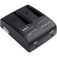 Swit S-3602F 2-ch Sony NP-F Charger and Adapter