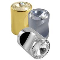 Swarovski Crystal Cylinder Cupboard Knob 20mm