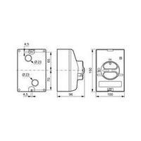 switch disconnector fuse lockable 25 a 1 x 90 grey grey baco ba0174061 ...