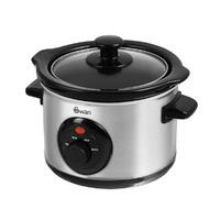 Swan Stainless Steel Slow Cooker 1.5 Litre