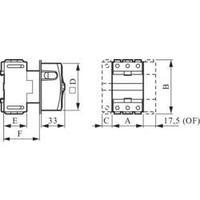 Switch disconnector fuse lockable 32 A 1 x 90 ° Grey BACO BA174101 1 pc(s)