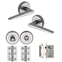 swift round rose privacy pack polished chrome