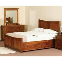 Sweet Dreams Curlew 5FT Kingsize Wooden Bedstead