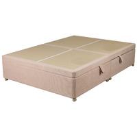 Sweet Dreams Amber Ottoman Divan Base - Small Double - Chenille Sand