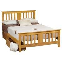 sweet dreams kestrel bed frame single oak